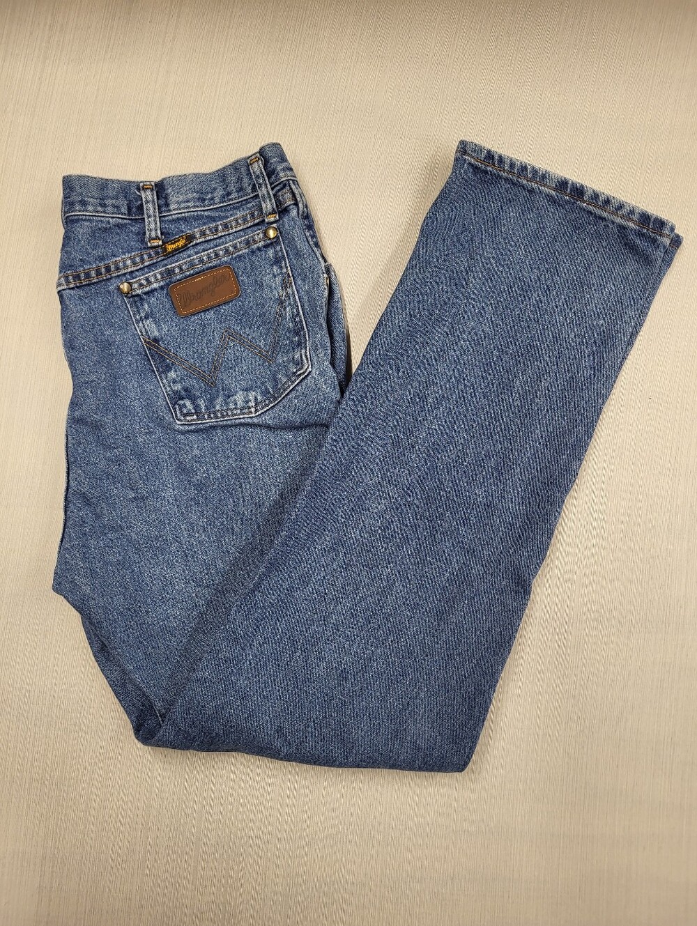 Wrangler Jeans Men’s 38x34 47MWZDS Regular Fit Straight Leg Blue Medium Wash